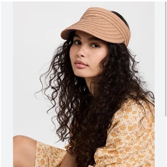 Madewell Accessories - Madewell Packable Braided Straw Visor